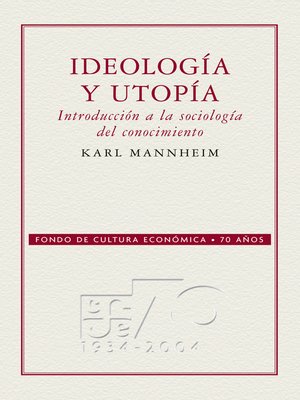 cover image of Ideología y utopía
